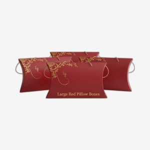 Large Red Pillow Boxes