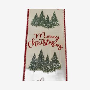 Linen Christmas Ribbons
