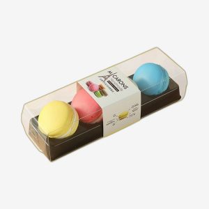 Macaron Box With Clear Lid