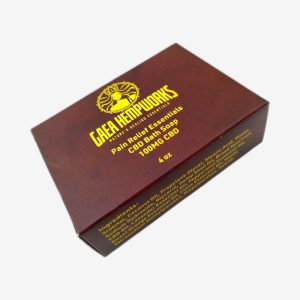 Matte Finish Printed Soap Box
