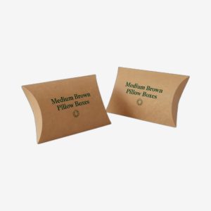 Medium Brown Pillow Boxes