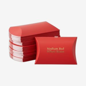 Medium Red Pillow Boxes