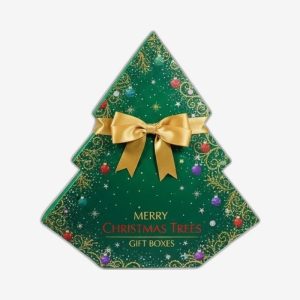 Merry Christmas Trees Gift Boxes