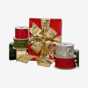 Metallic Christmas Ribbon