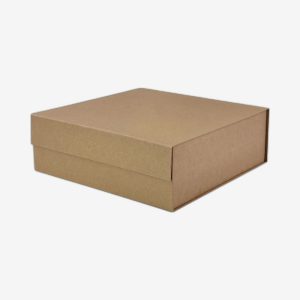 Natural Kraft A6 Square Magnetic Boxes