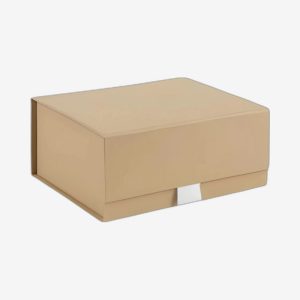 Natural Kraft Large Square Magnetic Boxes