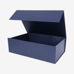 Navy Blue Medium Square Magnetic Boxes
