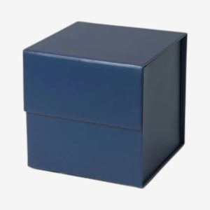Navy Blue Small Cube Magnetic Boxes