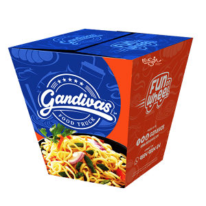 Cardboard Noodle  Box
