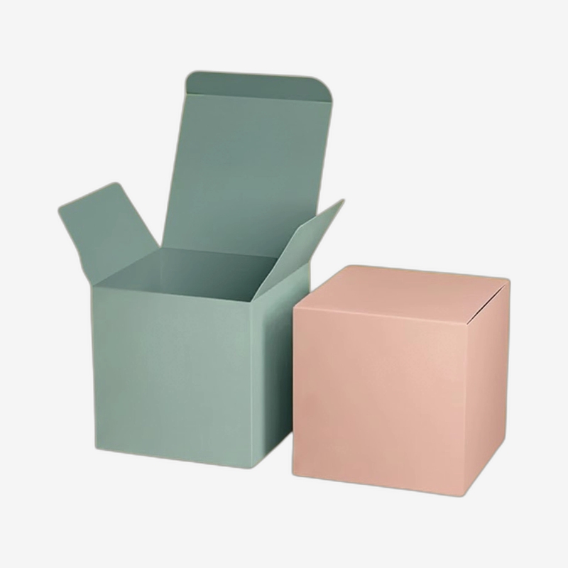One Piece Color Tinted Kraft Tuck Top Gift Boxes - Image 2
