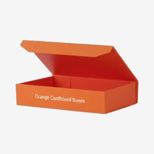 Orange Cardboard Boxes