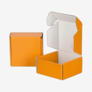Orange Corrugated Boxes