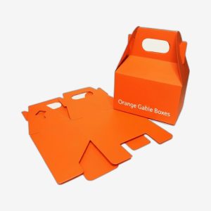 Orange Gable Boxes