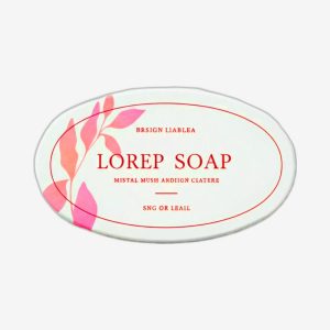 Oval Soap Label