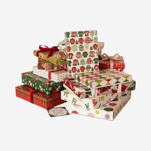 Patterned Shirt Christmas Gift Boxes
