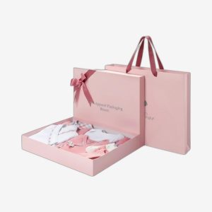 Pink Apparel Packaging Boxes
