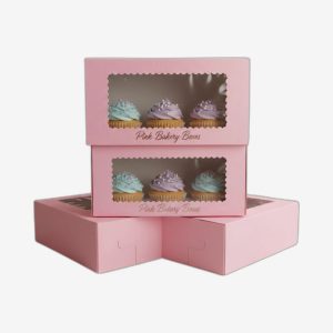 Pink Bakery Boxes