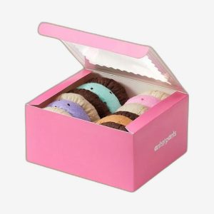 Pink Bakery Boxes With Window