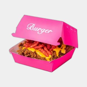 Pink Burger Boxes