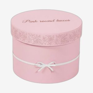 Pink Round Boxes
