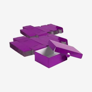 Purple Corrugated Boxes