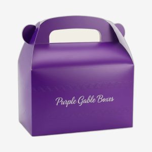 Purple Gable Boxes