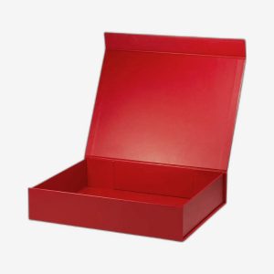 Red A4 Shallow Magnetic Boxes