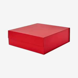 Red A6 Square Magnetic Boxes