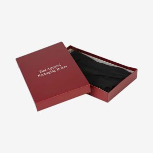 Red Apparel Packaging Boxes