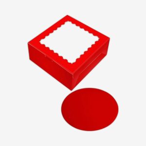 Red Bakery Boxes