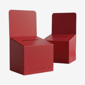 Red Cardboard Boxes
