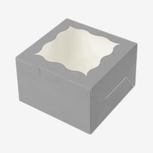 Silver Bakery Boxes