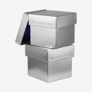 Silver Cardboard Boxes