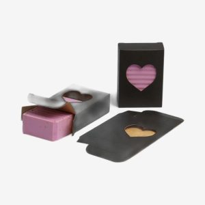 Small Black Kraft Soap Box