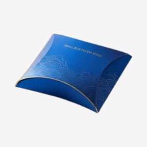 Small Blue Pillow Boxes