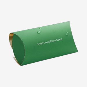 Small Green Pillow Boxes