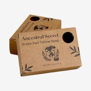 Small Window Kraft Soap Box