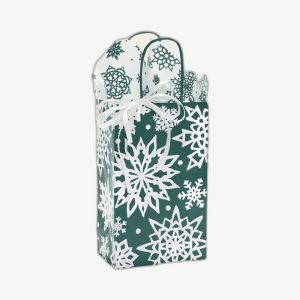 Snowflake Silhouette Christmas Bags