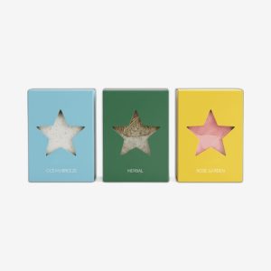 Soap Boxes With Die Cut Star