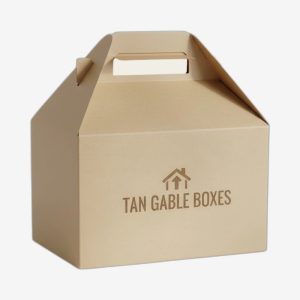 Tan Gable Boxes