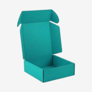 Teal Cardboard Boxes