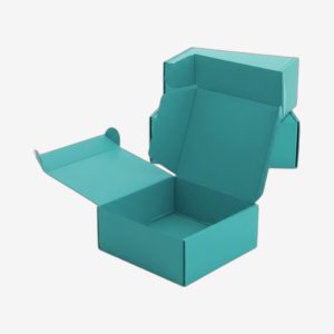 Teal Corrugated Boxes