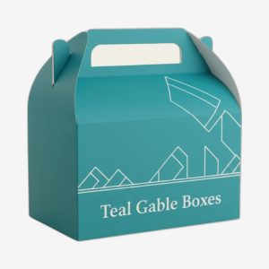 Teal Gable Boxes