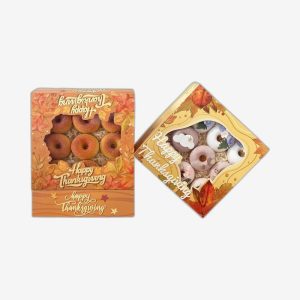 Thanksgiving Cookie Boxes With Window
