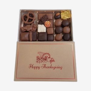 Thanksgiving Partitioned Chocolate Boxes