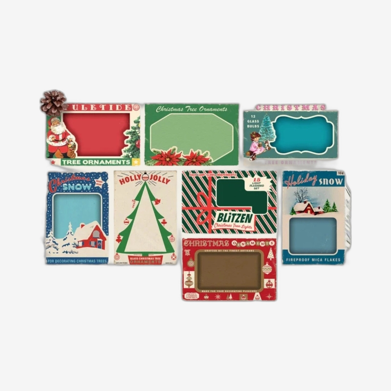 Vintage Christmas Packaging Boxes
