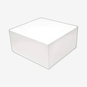 White Large Square Magnetic Boxes