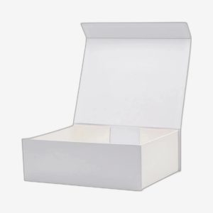 White Medium Rectangle Magnetic Boxes