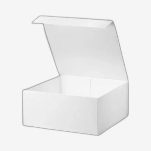 White Medium Square Magnetic Boxes