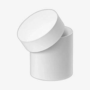 White Round Boxes